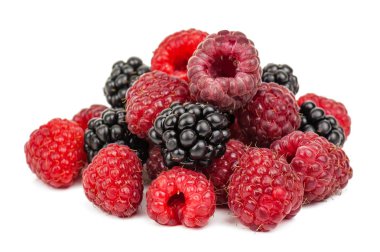 Ahududu ve böğürtlen yığını