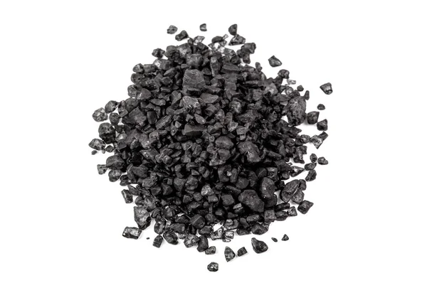 Heap of black Hawaiian lava salt — Stock Photo, Image