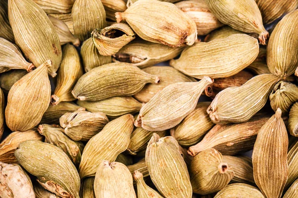 Consistenza essiccata del cardamomo — Foto Stock