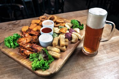 different beer snack