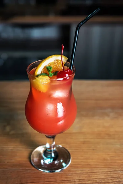 Delicious fruit cocktail — Fotografia de Stock