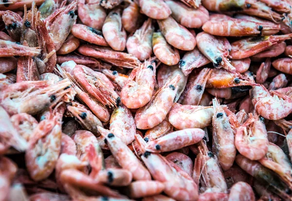 frozen shrimp prawns as a texture