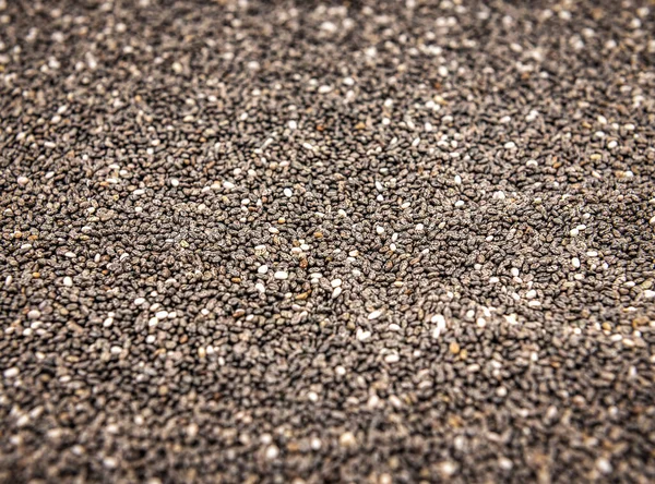 Healthy Chia Seeds Texture — Stok fotoğraf