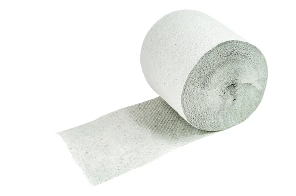 Rouleau Papier Hygiénique Isolé Sur Blanc — Photo