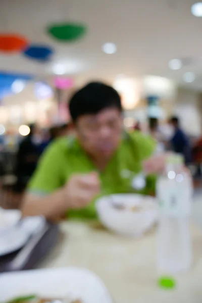 People eating at restaurant