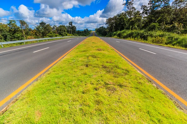 Camino de asfalto - autopista — Foto de Stock