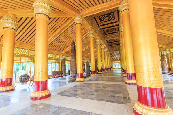 Interior of Kambawza Thardi Palace  