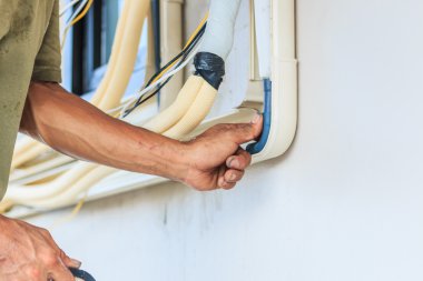 Klima instaling hazırlanıyor