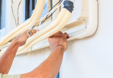 Klima instaling hazırlanıyor