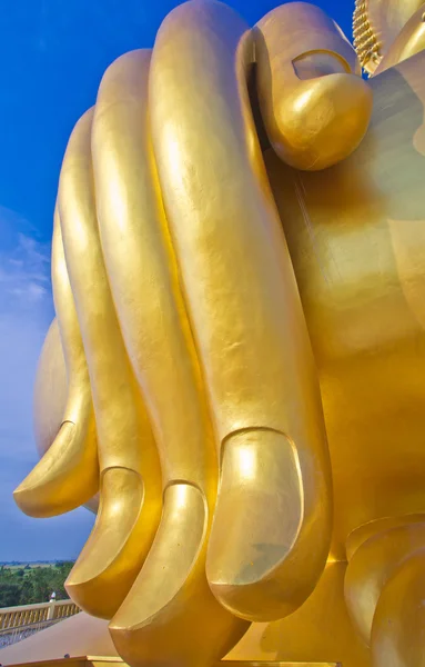 Ancient Buddha's hand. — Stock Photo, Image