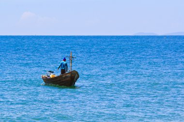 Deniz Tayland balıkçı teknesi