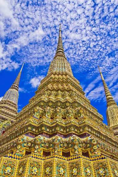 Pagode em Wat pho em Bancoc — Fotografia de Stock