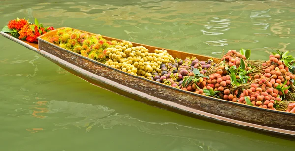 Damnoen Saduak schwimmender Markt — Stockfoto