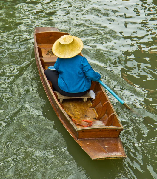 Damnoen Saduak schwimmender Markt — Stockfoto