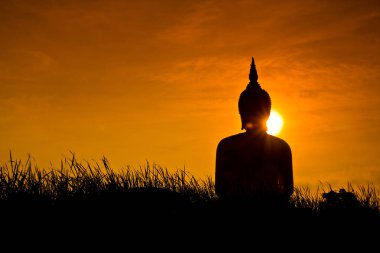 Wat muang büyük Buda heykeli