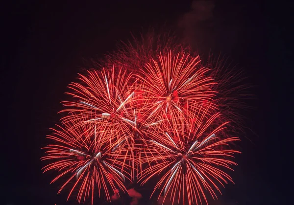 空の上で美夜花火 — ストック写真