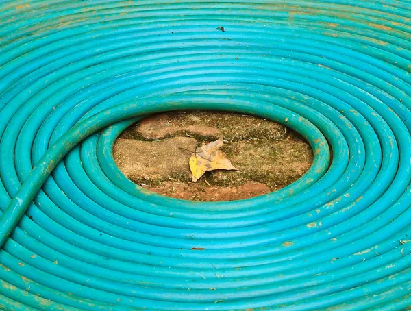 Tubo de goma azul agua —  Fotos de Stock