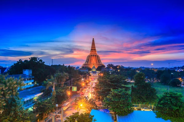 Templo Phra Pathom Chedi — Foto de Stock