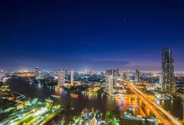 Stadtbild von Bangkok City — Stockfoto