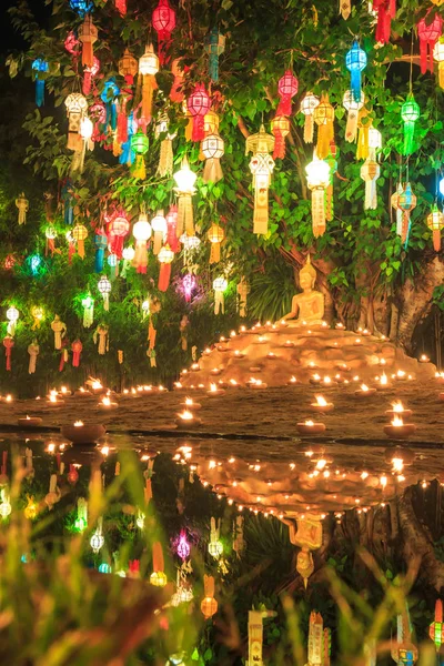 Buda em Wat Phan Tao templo — Fotografia de Stock