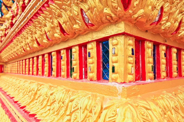 Tapınak duvarındaki Tay Sanat 