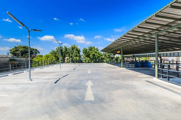 Baustellenparkplatz — Stockfoto