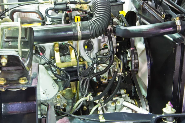 Engine of modern car — Stock Photo, Image