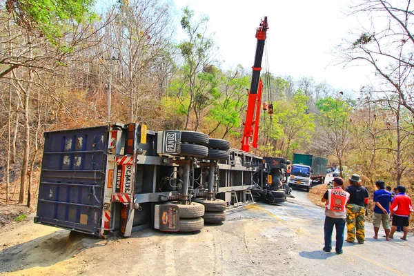 Accidente en carretera en Tailandia —  Fotos de Stock