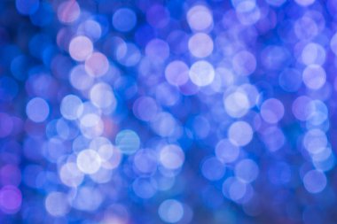 Mavi bokeh daireler