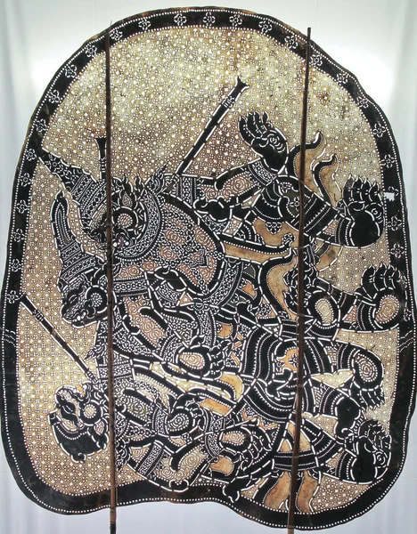 Starożytne tajskie wzór cień — Zdjęcie stockowe