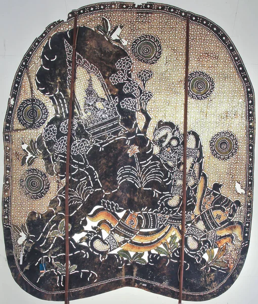 Starożytne tajskie wzór cień — Zdjęcie stockowe