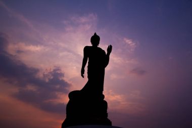 Ancient Buddha monument  clipart