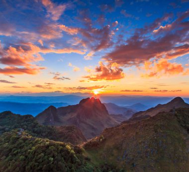 Doğa Doi Luang Chiang Dao manzara  