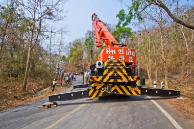 Kuzey Tayland yolda kaza 