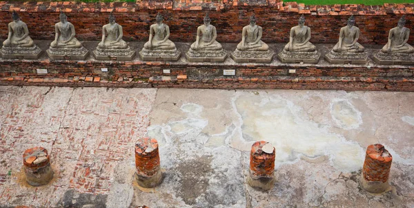 Antiguos monumentos de Buda — Foto de Stock
