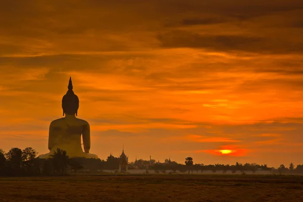 Big buddha heykeli — Stok fotoğraf