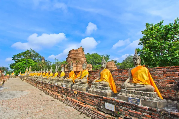 Tempel von Ayuthaya, Thailand — Stockfoto