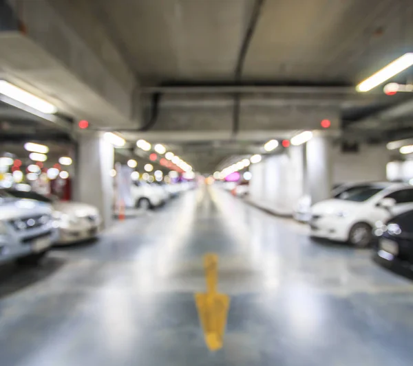 Sfocatura parcheggio interno — Foto Stock