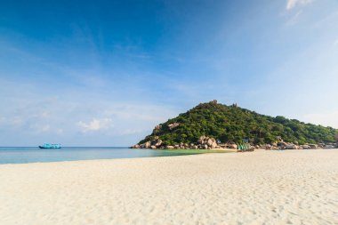 Manzara üzerinde Adası Nang Yuan Beach  