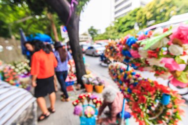 bulanık çiçek pazarı 