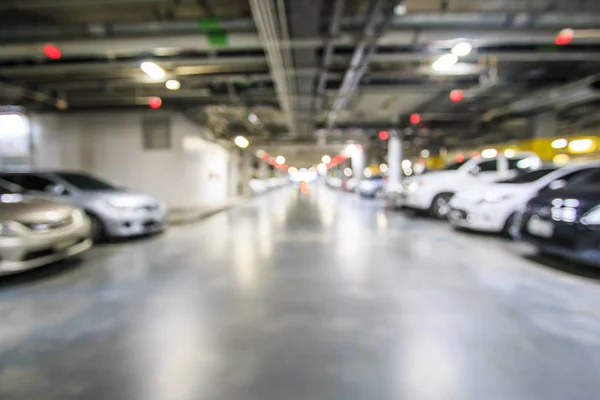 Blur parking lot interior — Stock Photo, Image