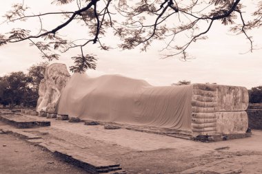 Ayutthaya il Buda uzanmış 