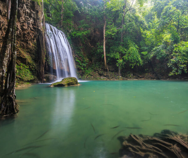 Erawan waterfall in kanchanaburi 