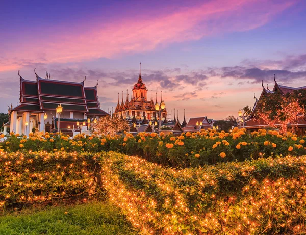 Templo tailandês Wat Rachanadda — Fotografia de Stock