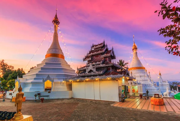 Tempio di Mae Hong Son — Foto Stock