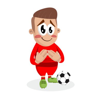 Portekiz Millî Futbol Takımı maskotu ve arka plan utanç logo veya maskotu marka düz tasarım stili ile poz