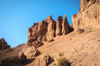 Çarın Kanyonu Kazakistan'ın güzelliği.
