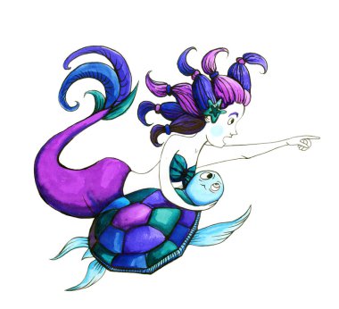 Kaplumbağa ile Mermaid oyun