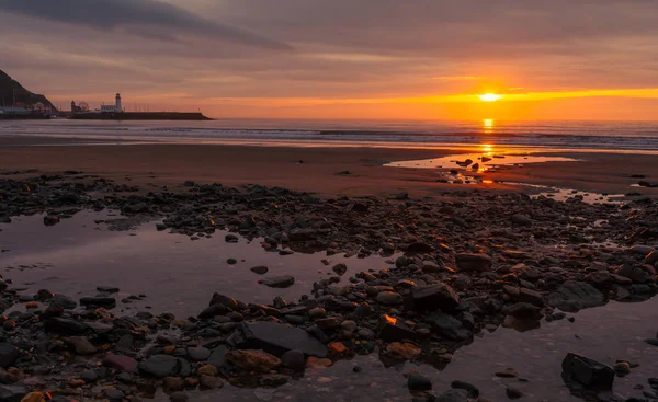 Скарборо Південна пляж весна Sunrise — стокове фото