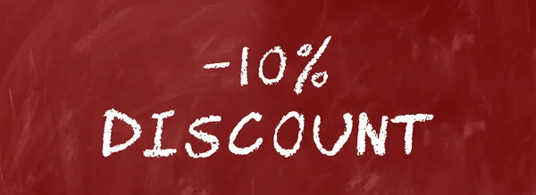 10% sconto web Adesivo pulsante — Foto Stock